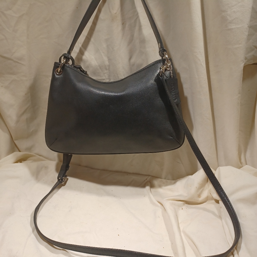Coach Black Legacy Double Gusset Hobo Shoulder Bag - Picture 8 of 15